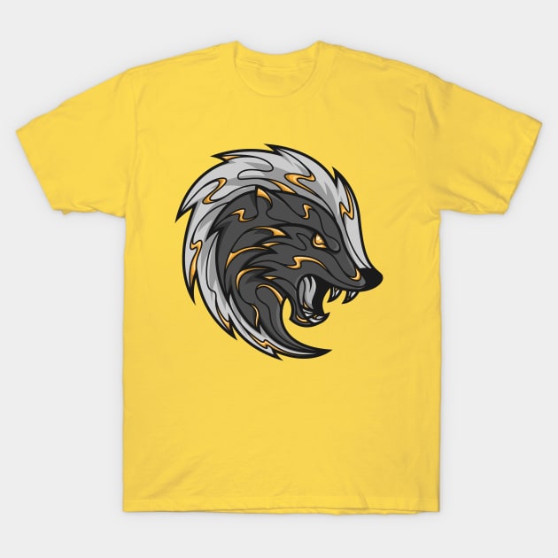 yellow and black loyal badger T-Shirt by FamiFriki_V